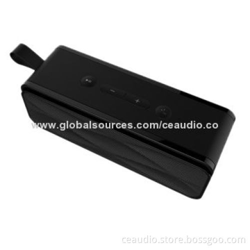 Bluetooth Speaker with Hand-free, Plastic and Metal Finish, Powerful Bass, Private Tooling Mode